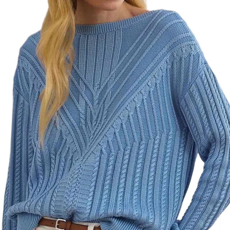 Polo Ralph Lauren SS25 Knitwear Women's Sky Blue-4