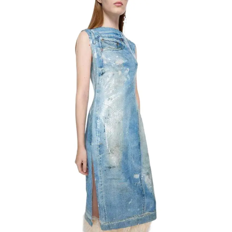 Acne Studios Printed Sequin Dress-3