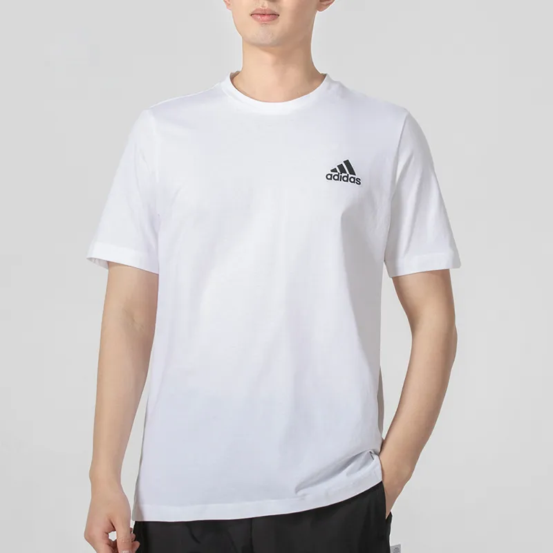 Adidas Essentials Embroidered Small Logo T Shirt-4