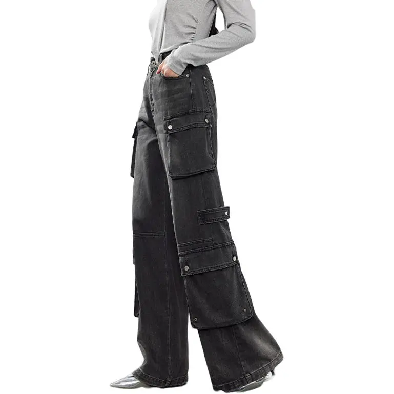 A21 Jeans Women's Black Gray-2
