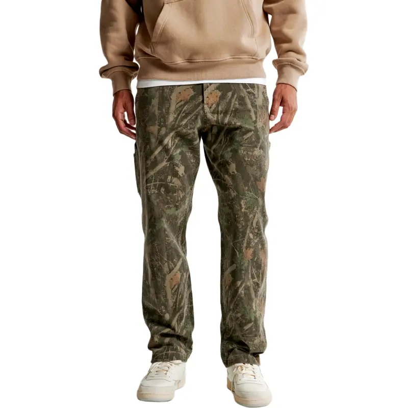 AF Cargo Pants Men's Olive Green Camouflage-1
