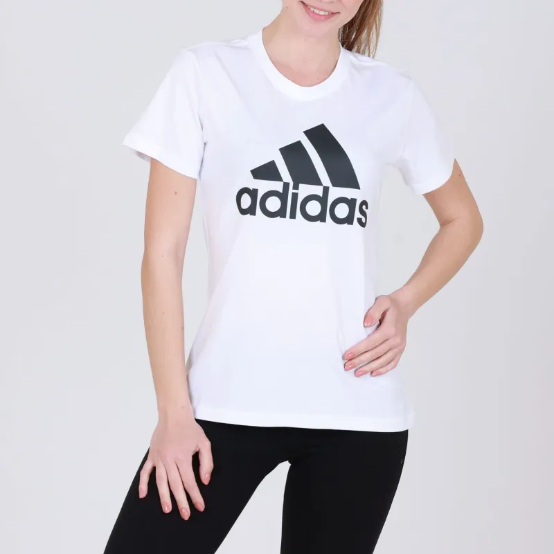 adidas Women's Essentials Logo Tee White-3