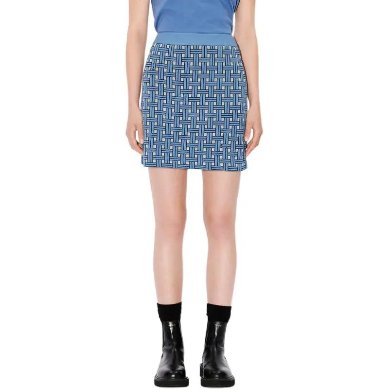 KENZO SS25 Casual Short Skirts Women's Sky Blue-3