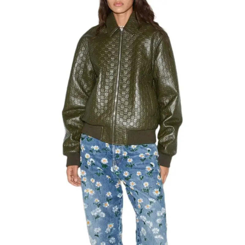 GUCCI Jacket Women's Dark Green-2