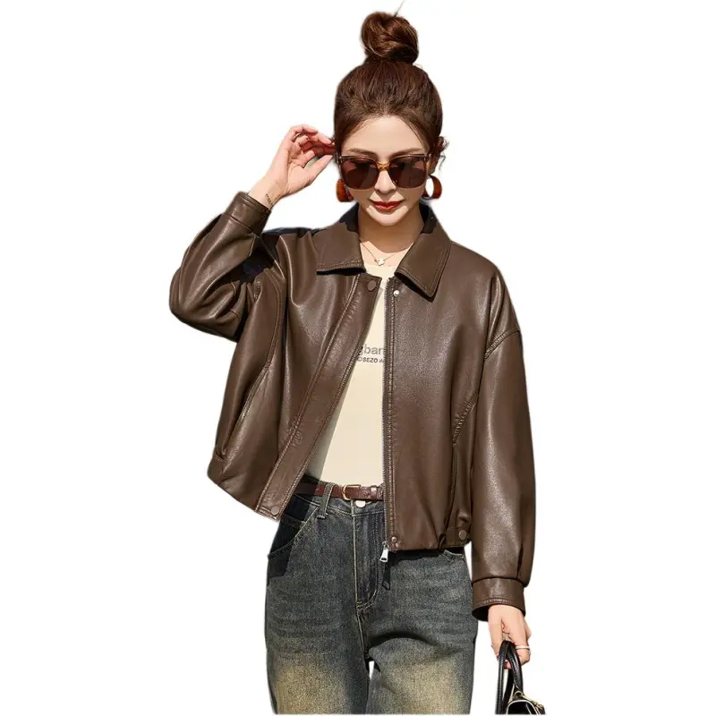 Fele.d Leather Jackets Women's-9