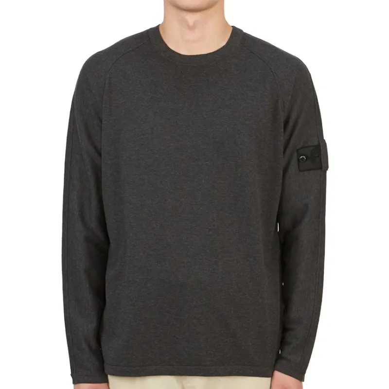 STONE ISLAND Sweatshirt Men's Black Gray-3