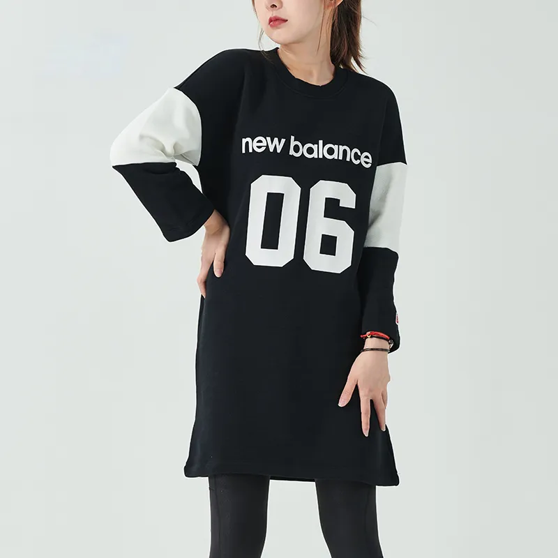 New Balance Long Sleeved Dresses Women's Black-4