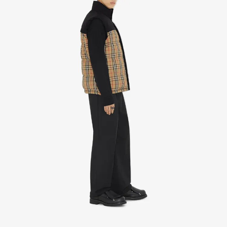 Burberry Check Panel Reversible Gilet-4