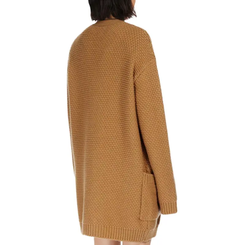 MaxMara Open-Front Knitted Cardigan-5