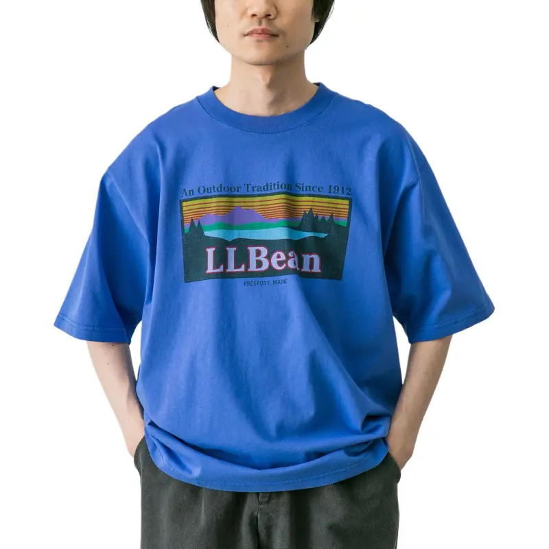 L.L.Bean T-Shirts Men Blue-2
