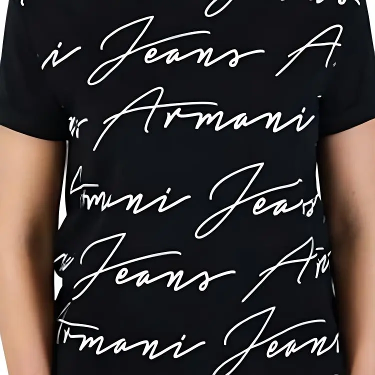 EMPORIO ARMANI Regular T Shirt Women's Black-4