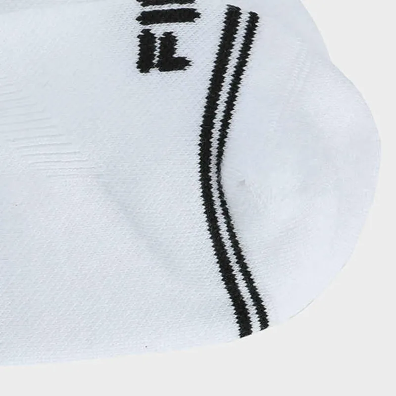 FILA Fitness Series Ankle Socks Men's 1 Pack Standard White-4