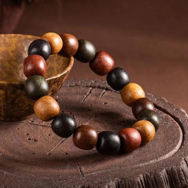 There is you in the long world Wooden Bracelets Unisex-3