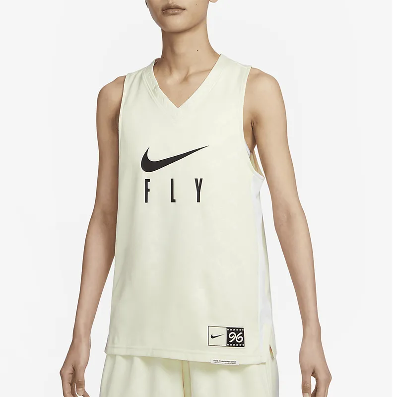 Nike SS23 Resistant High Basketball Series Tank Tops Women's Ecru-2