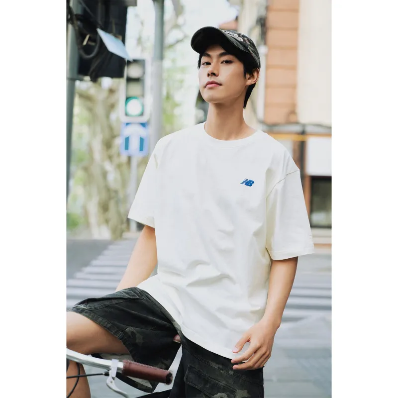 New Balance x PK SHEJISHILIANMINGKUAN Centripetal Life Illustration Series SS24 T Shirt Unisex Ecru-11