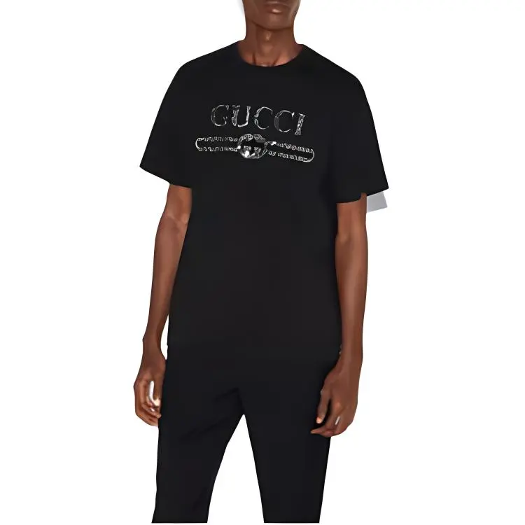 GUCCI T Shirts Men Black-3