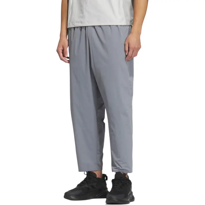 Adidas Knitted Sweatpants Men's Light Gray-1