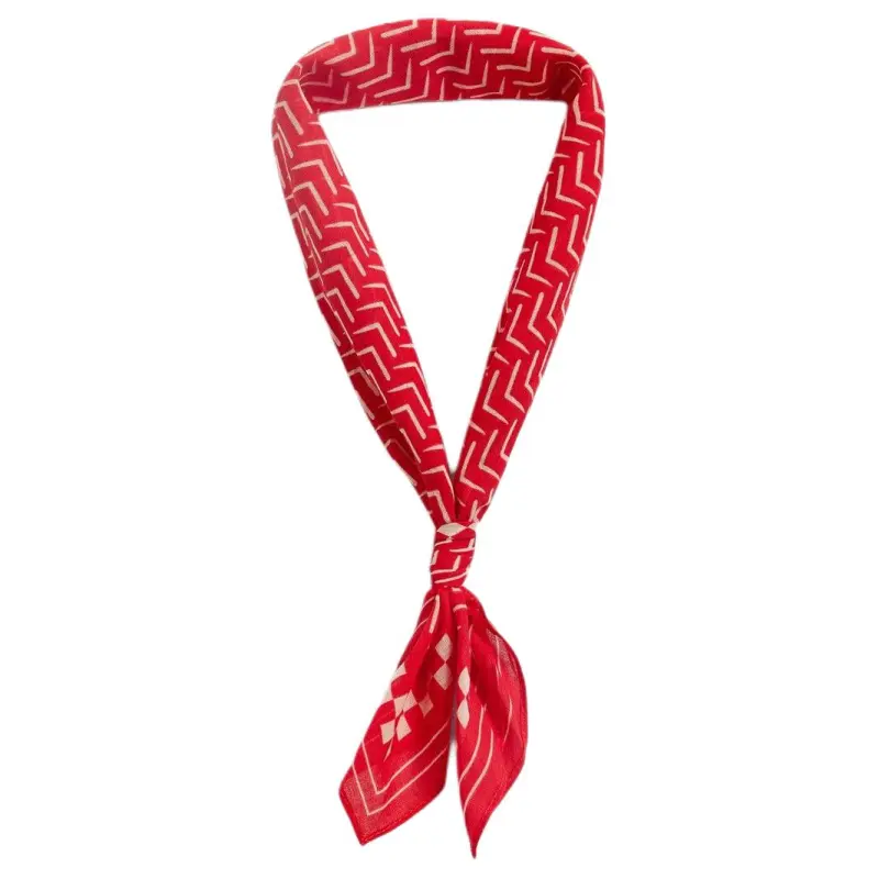 ZARA Cotton Headwraps Men's Red-1