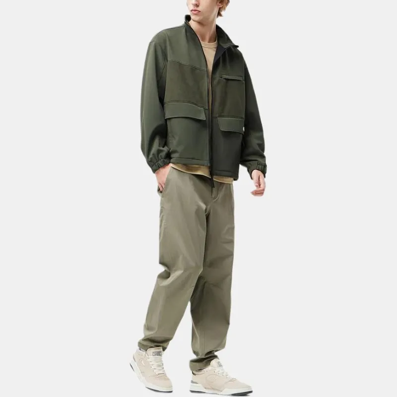 LACOSTE Jackets Coats Men's Brown Green-2
