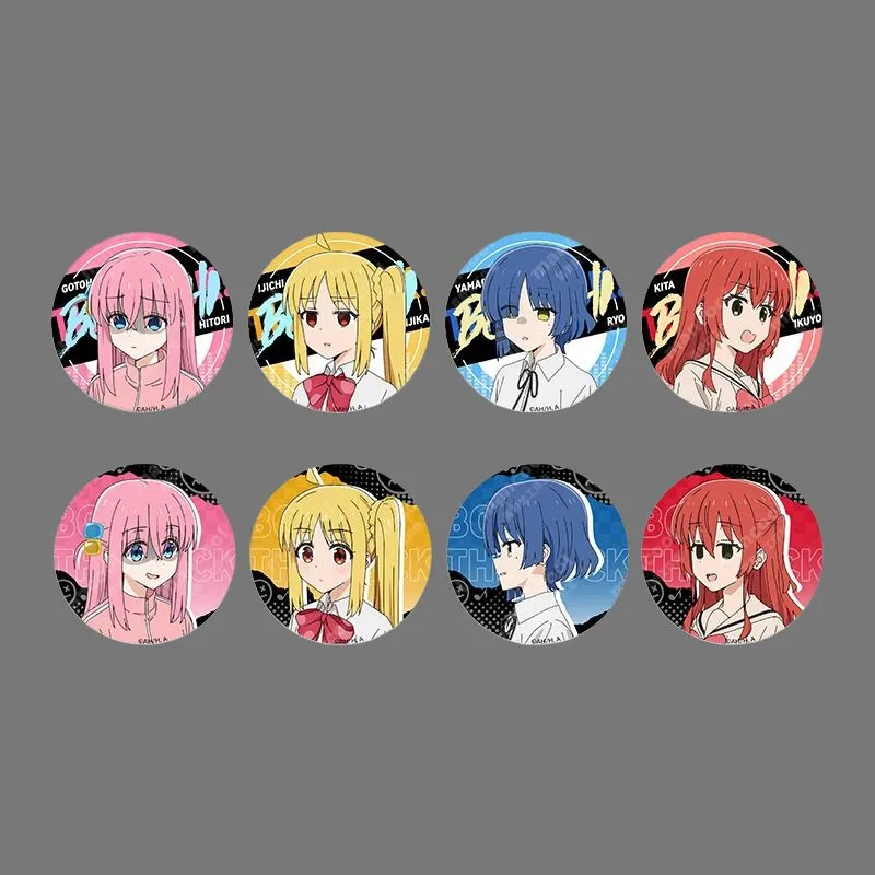 MANCOOL Hitori Gotoh Nijika Ijichi Ikuyo Kita Ryo Yamada Bocchi The Rock! Collection Badges-1