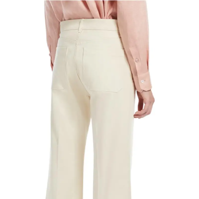 WEEKEND MaxMara SS25 Casual Pants Women's White-3