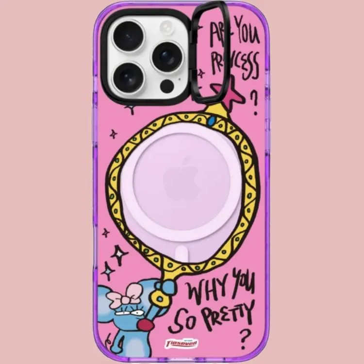 CASETIFY PC+TPU Material Mouse Magic Mirror Phone Cases Compatible With IPhone 16/5/14/13/12/11/Pro/Pro Max/Plus-2