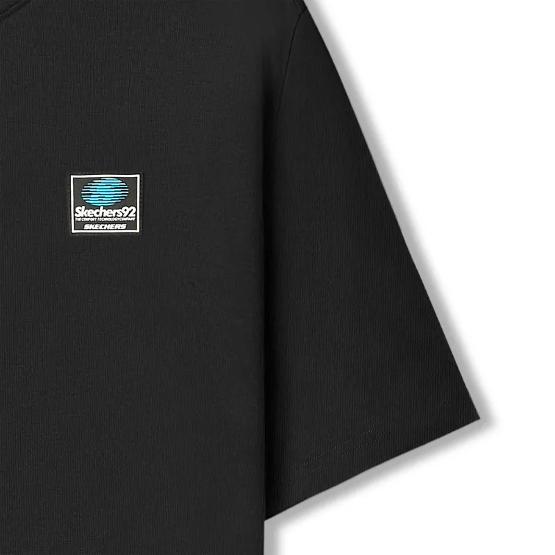 Skechers Leisure Sports Series T Shirt Unisex Carbon Black-4