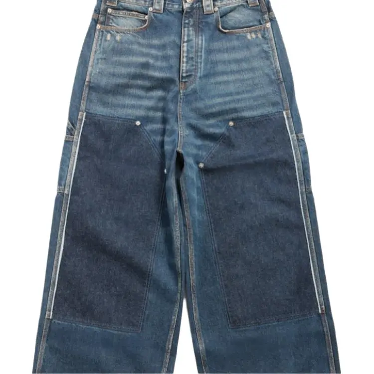 Balenciaga Jeans Loose Fit Men's Blue-2