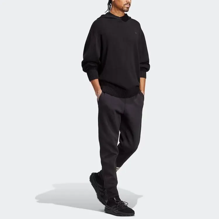 Adidas Originals Premium EssentialsHOODIES Knitwear Men's Black-3