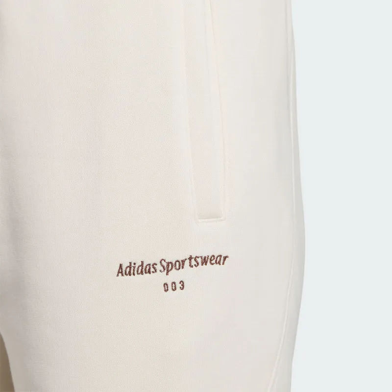 Adidas Knitted Sports Pants Women's Beige-5