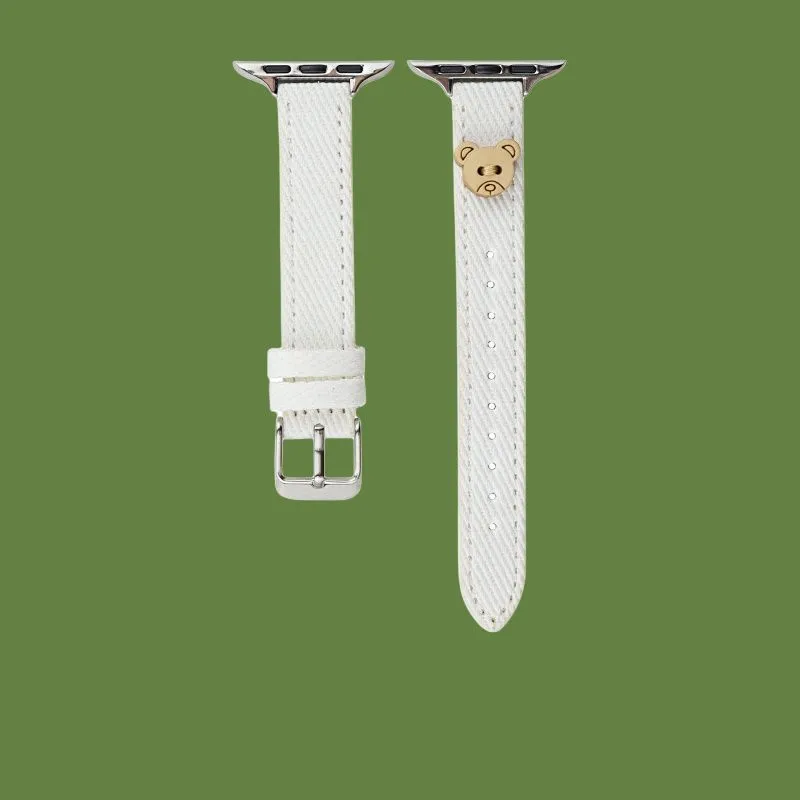 CHRROTA Watch Band Apple Compatibility Canvas Material-4