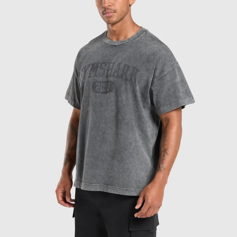 GYMSHARK T Shirt Men's Asphalt Gray-1