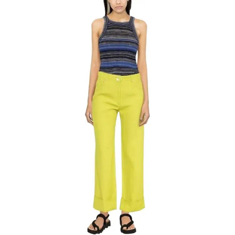 Stella McCartney High waisted Straight leg Trousers-2