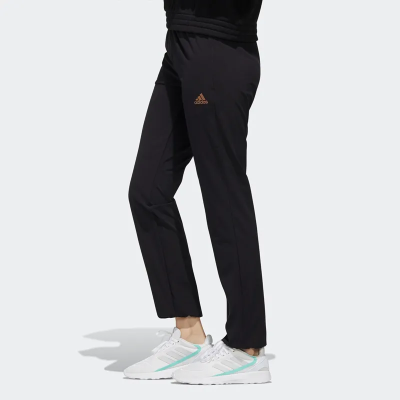 Adidas Knitted Sports Pants Women's Black-4