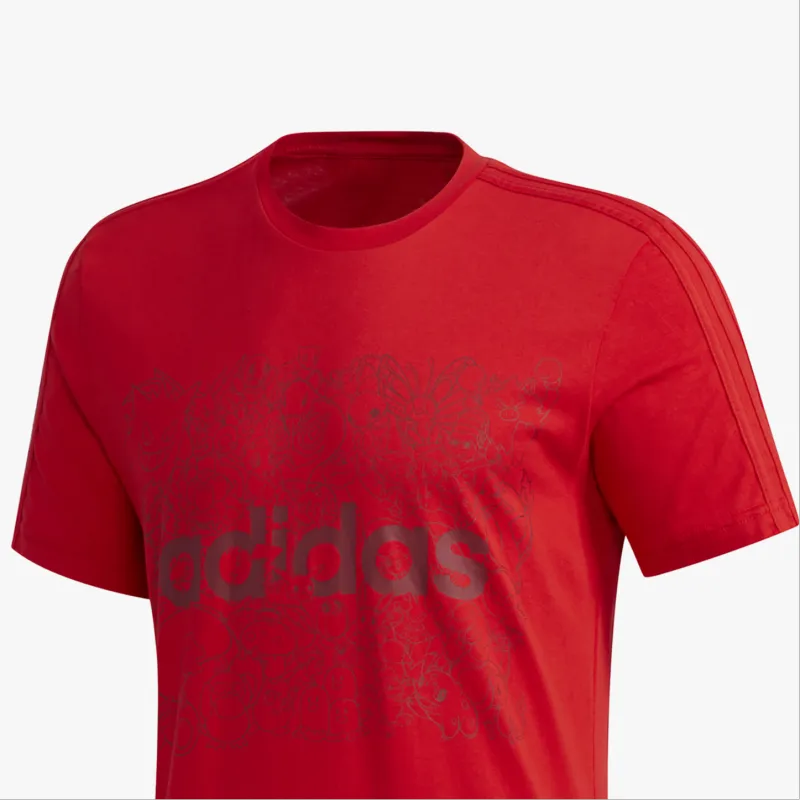 Adidas x Pokemon T Shirt Men's Red-2