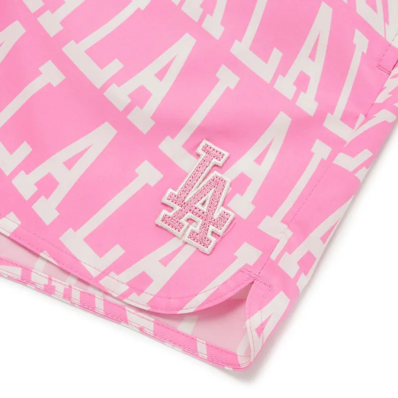 MLB Los Angeles Dodgers Swimming Shorts Women's Pink-4