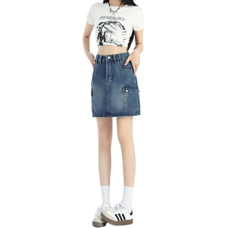 Concubine Zhu Denim Short Skirts Women's-4