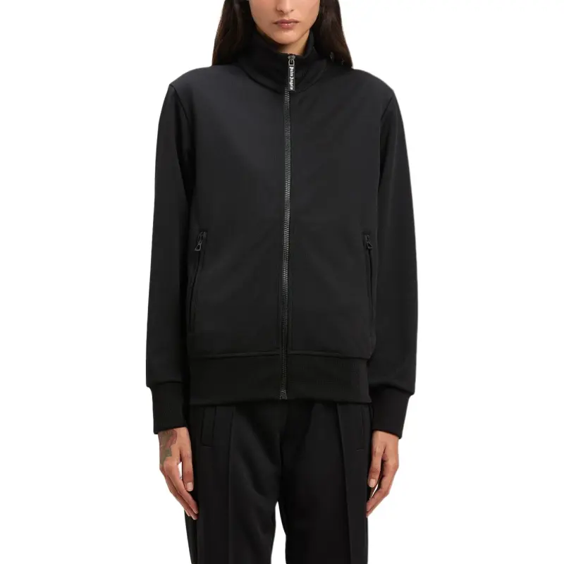 PALM ANGELS Logo Printed Zipped Track Jacket-1