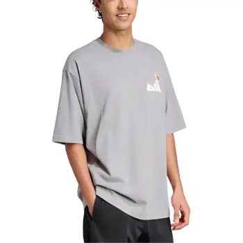 Adidas T Shirt Unisex Basic Heather Gray