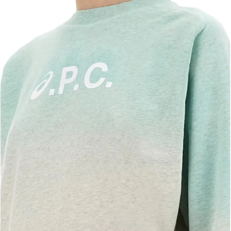 A.P.C Ombre Logo print Sweatshirt-4