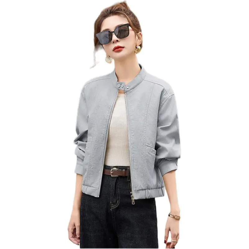 Fele.d Leather Jackets Women's-5
