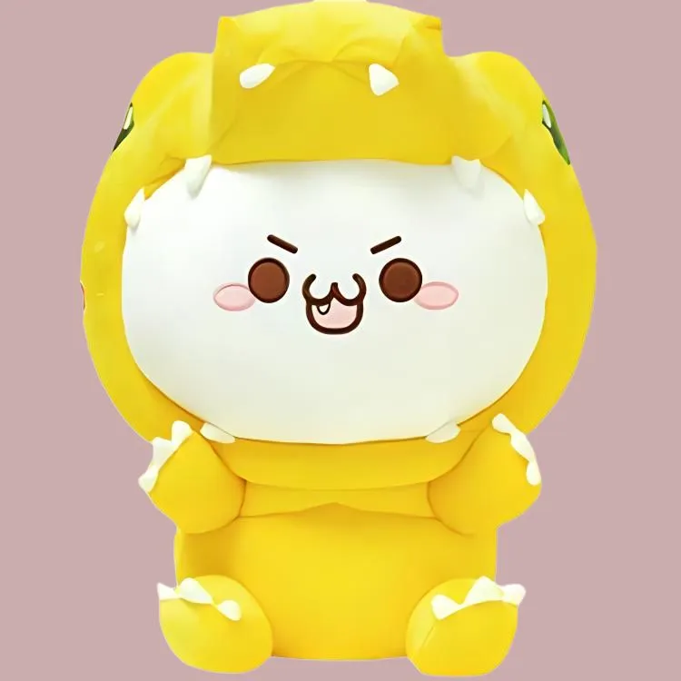 BANDAI Ichiban Kuji Digimon × Chibiyaro A Prize Extra Large Agumon X Chibiyaro Dolls Plush Doll 50cm Height-3