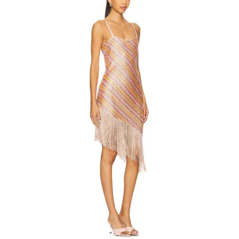 FOR LOVE & LEMONS Slip Dress Women's Pink-3