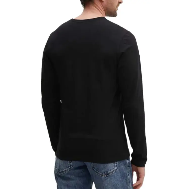 HUGO BOSS T Shirts Men 3 Pack Black+Marine+Dark Blue-4