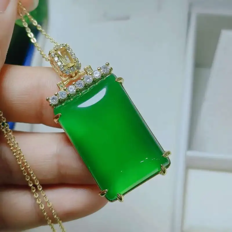 Gifts Chalcedony Necklaces Unisex-1
