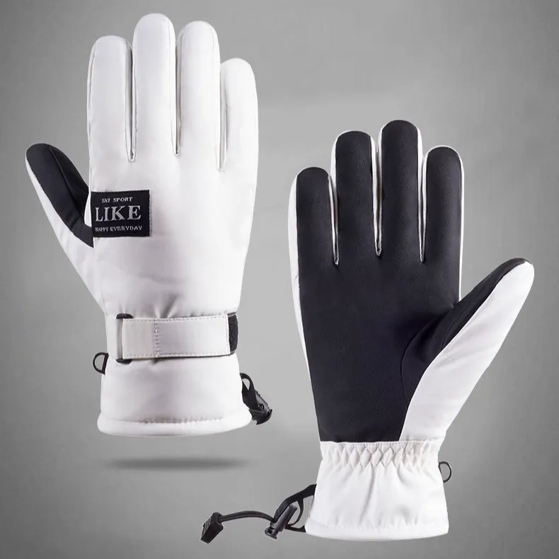 Yamaichi Maru Velour Fabric Washable Leather Gloves Unisex-1