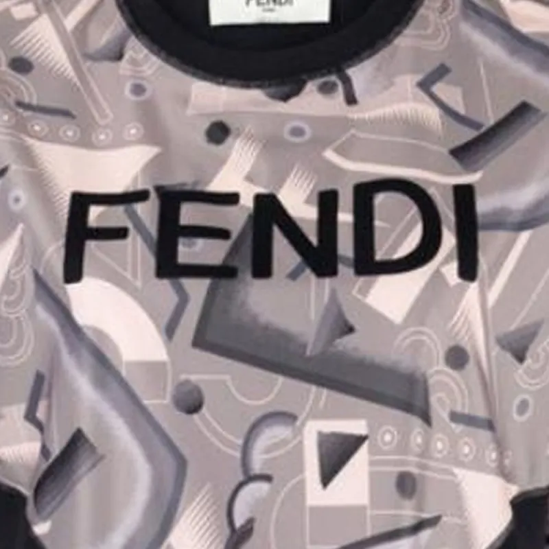 FENDI T-Shirts Women's Brown-4