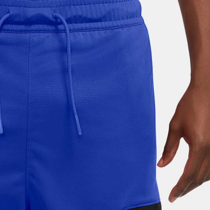 Air Jordan Dri-fit Quick Dry Knit Casual Shorts Blue-4