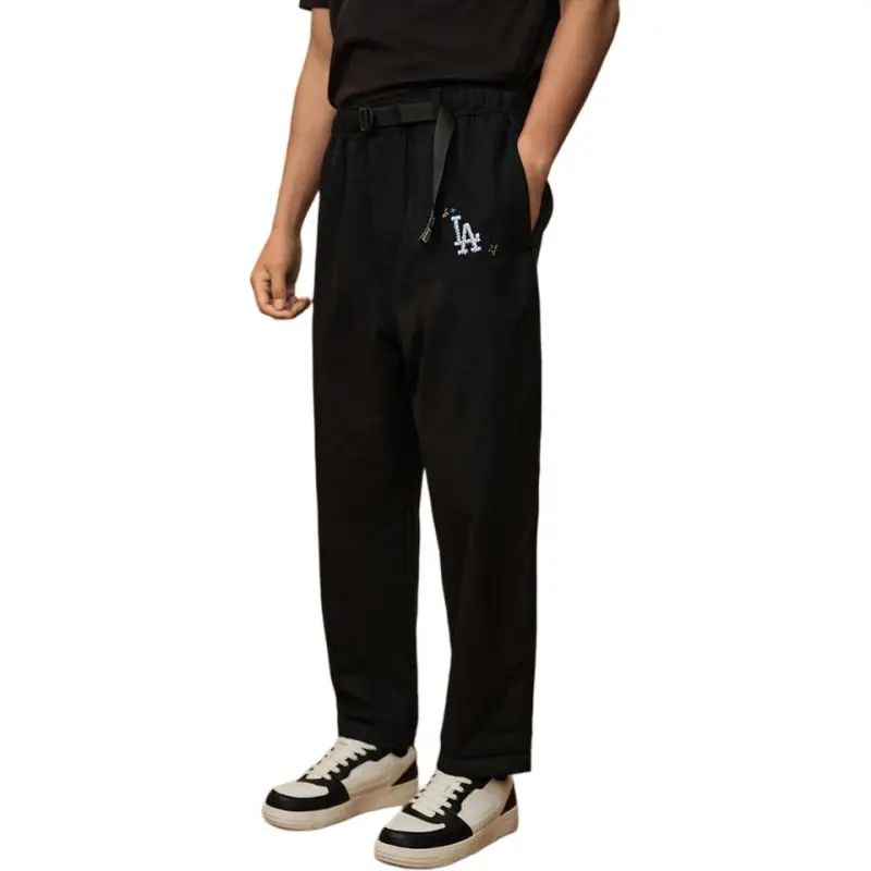 New Era Casual Pants Unisex Navy Blue-4