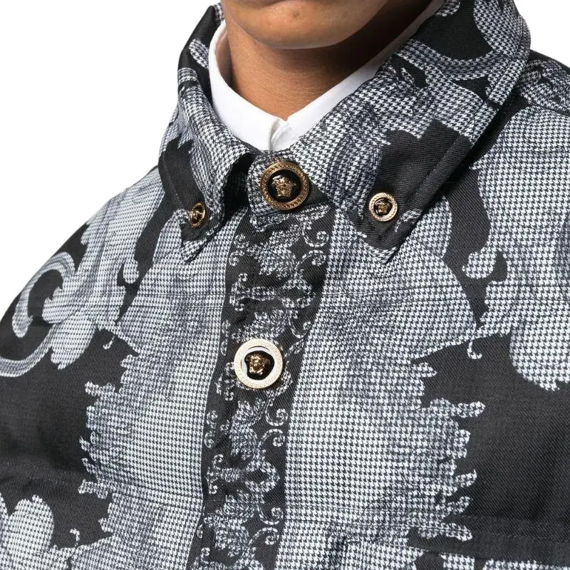VERSACE Baroque Pattern Long Sleeved Jacket-4
